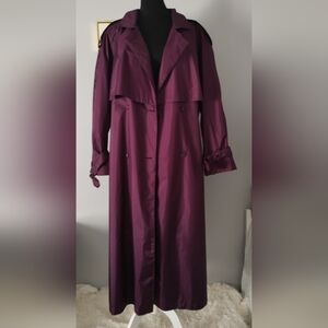 Gallery Purple Trench Coat